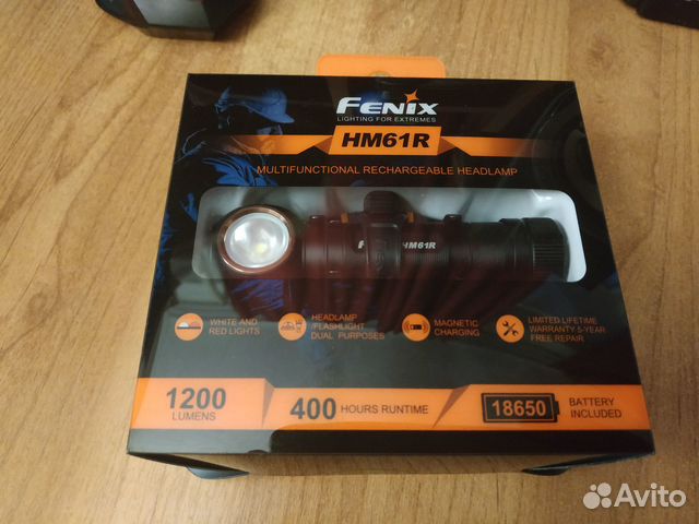 Налобный фонарь Fenix HM61R / новый