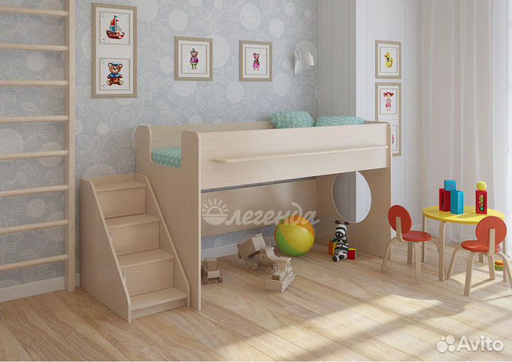 Кровать чердак