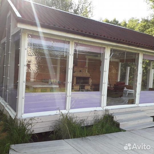 Мягкие окна пвх для веранд и беседок