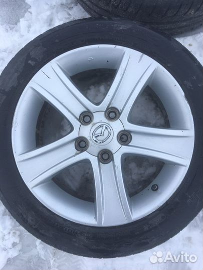 Диски Мазда оригинал r16 шины 205/55