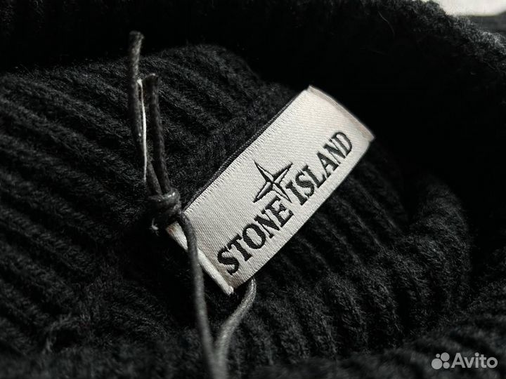 Водолазка кофта свитшот Stone Island черная