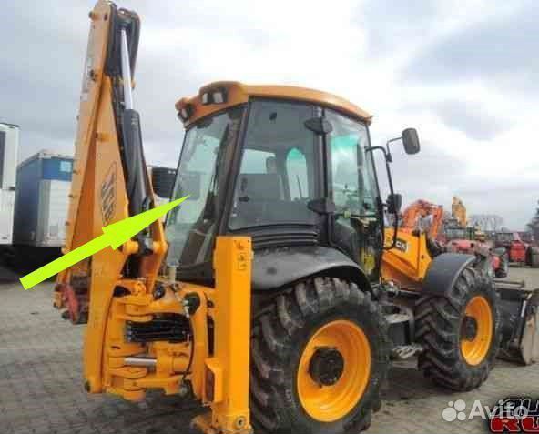 Jcb 4CX заднее стекло на Экскаватор-погрузчик