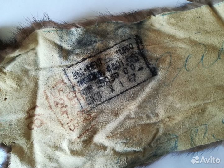 Шкурки норки, новые, заводской выделки, СССР