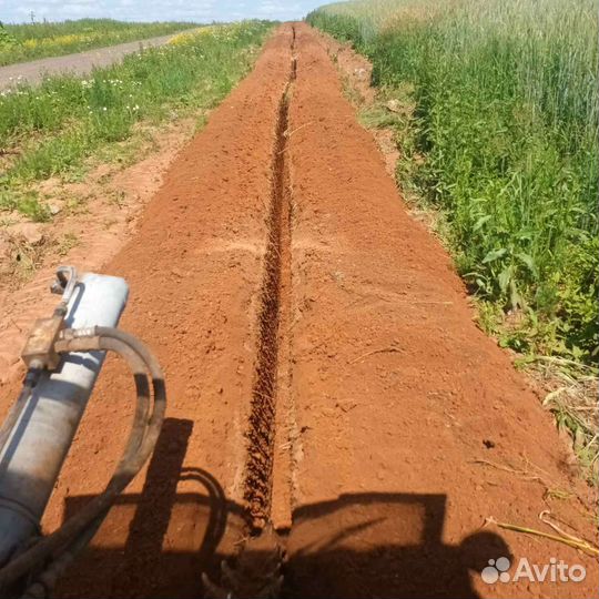 Услуги бара траншеекопатель