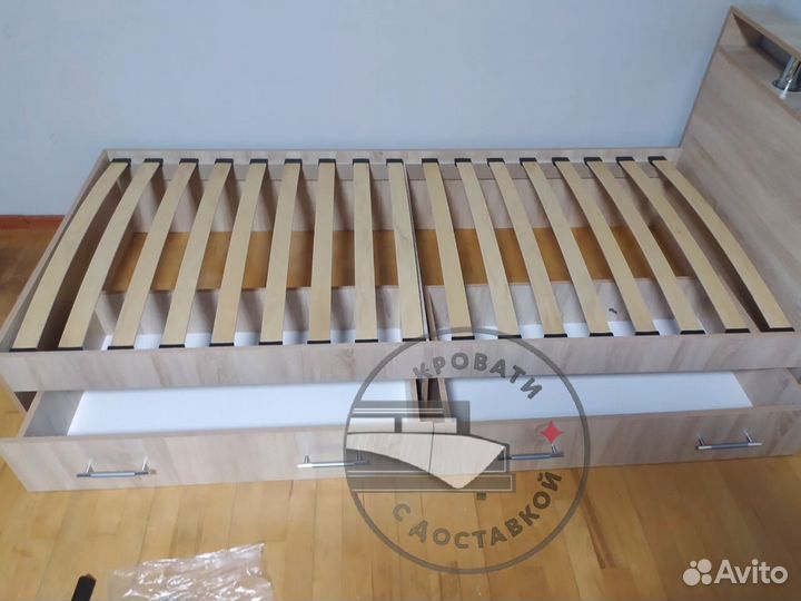 Кровать 90х200 с ящиками