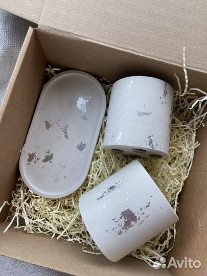 Поднос гипсовый