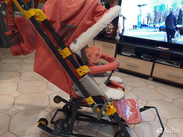 Детские санки коляска ника nika