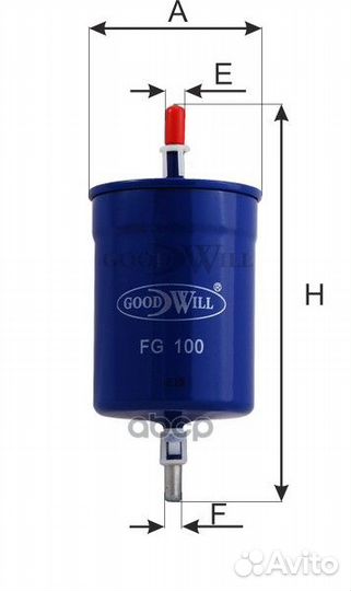 Фильтр топливный audi, VW, craisler