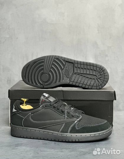 Nike air jordan 1 travis scott black phantom