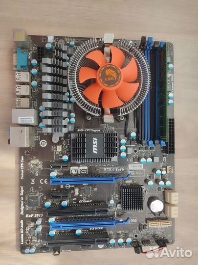 Мтеринская плата MSI 970A-G46 +CPU +RAM +ROM