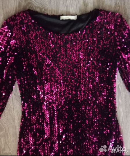 Диско платье и топик 46 р цена за все