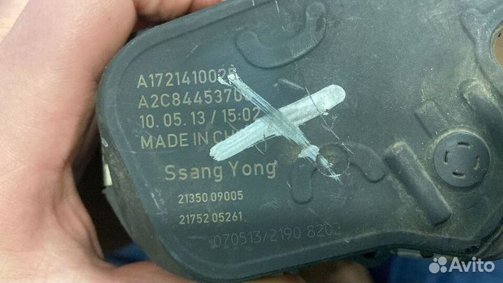 Заслонка дроссельная Ssang Yong Actyon New G20DT