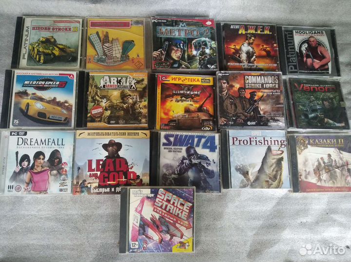 Диски с играми на компьютер