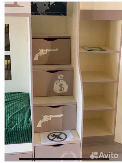 Кровать двухьярусная мебель в деткую