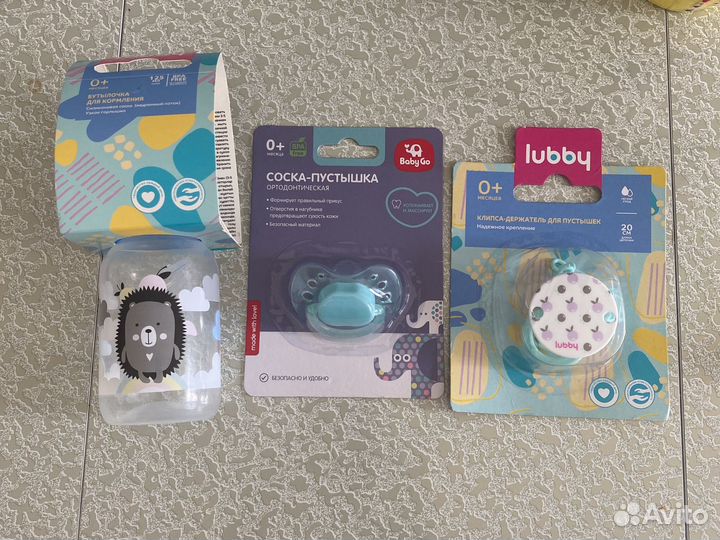 Бутылочка / соска/ держатель для соски