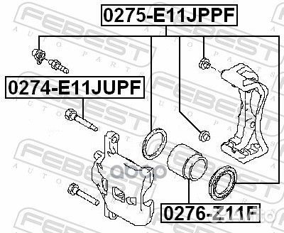 Поршень тормозного суппорта перед прав/лев