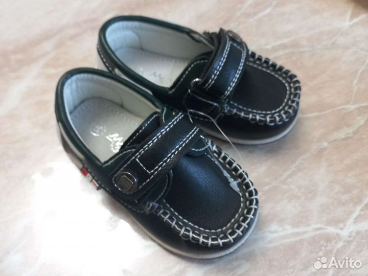 Слипоны туфли новые 20-21 детские