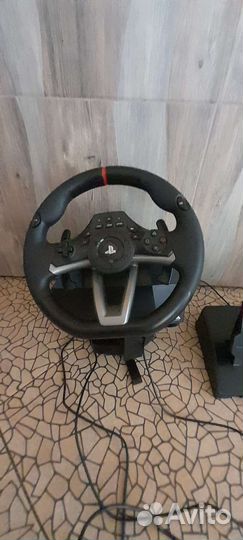 Игровой руль с педалями для ps4