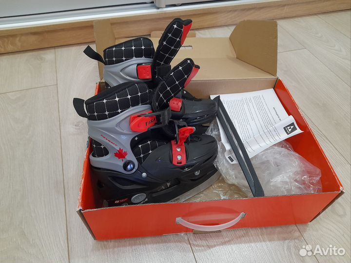 Коньки детские tisa detroit р 30-33