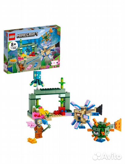 Lego Minecraft 21180 Битва со стражем