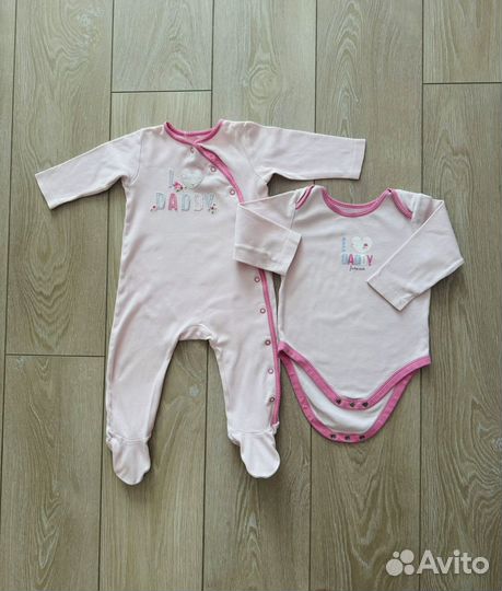 Боди и слипы для девочки Mothercare 80-86