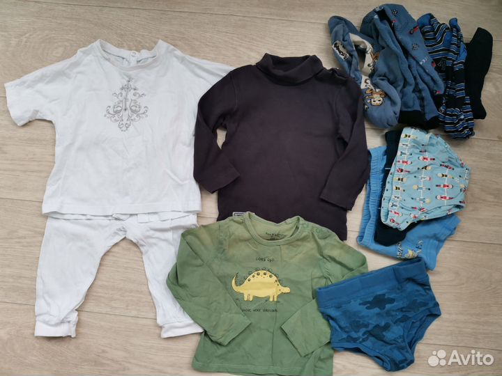 Детские вещи пакетом на мальчика 80 86