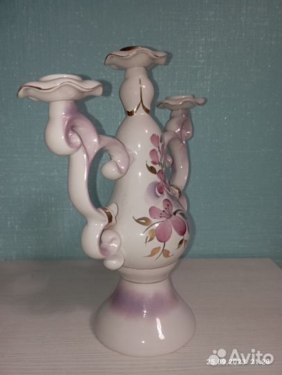 Подсвечник фарфор СССР