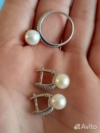 Серебряные серьги