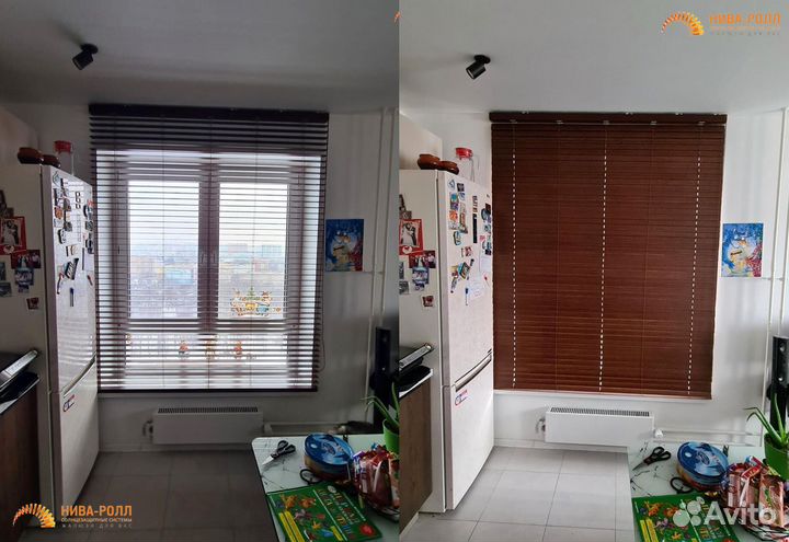 Жалюзи деревянные на заказ на окна пик