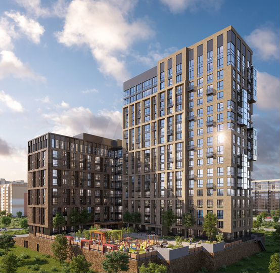 2-к. квартира, 81,5 м², 9/19 эт.