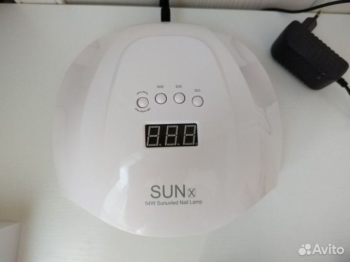 LED UV-лампа 54 Вт. Фрезы. Аппарат для маникюра