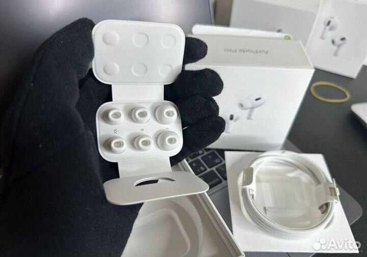 Airpods pro 2 с шумоподавлением чехол в подарок