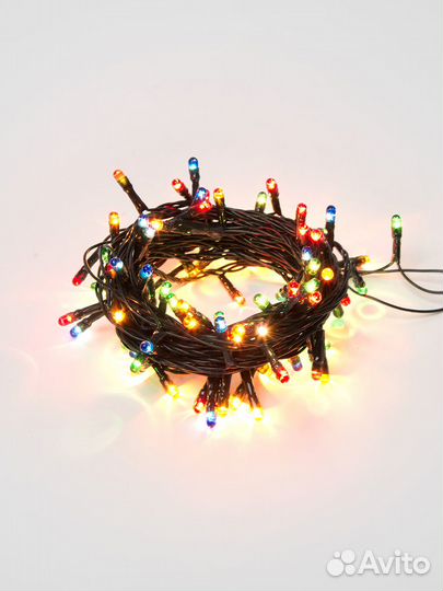 Гирлянда с контроллером, 5м. 50 миниламп накаливан