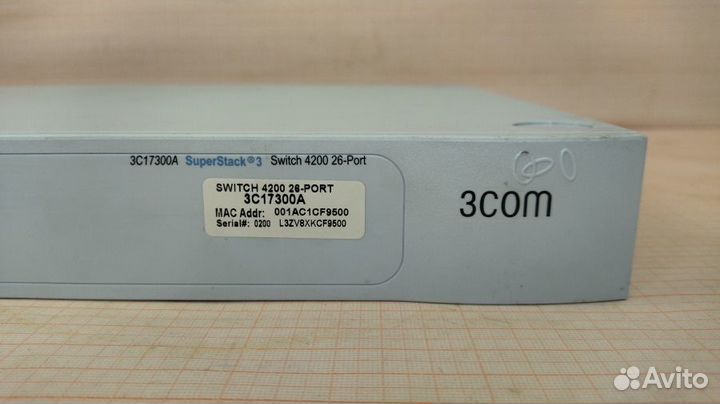 Коммутатор 3COM SuperStack 3 Switch 4200 3C17300A