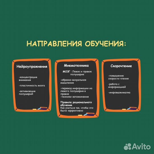 Мнемотехника. Скорочтение. Тренер-репетитор онлайн