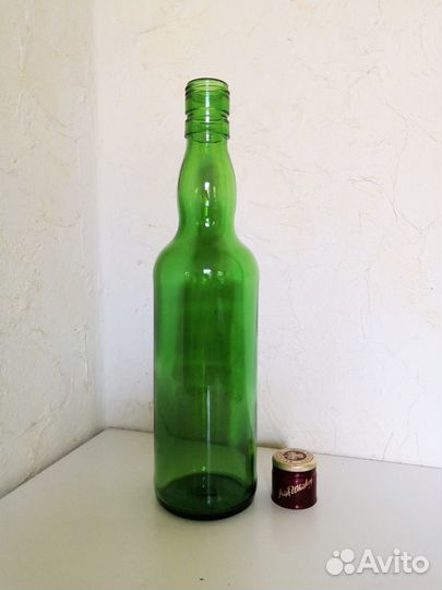 Бутылка (5 шт.) зеленое стекло горлышко - бочонок