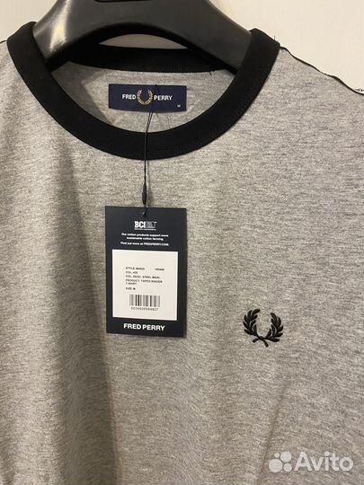 Футболка Fred perry с лампасами M новые оригинал