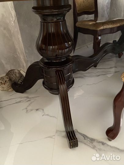 Стол со стульями бу