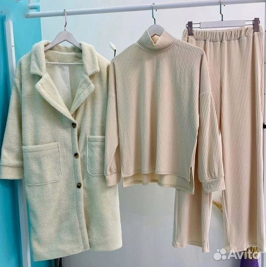 Пальто + костюм, двойка