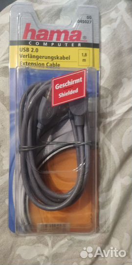 Hama usb удлинитель 1,8 m