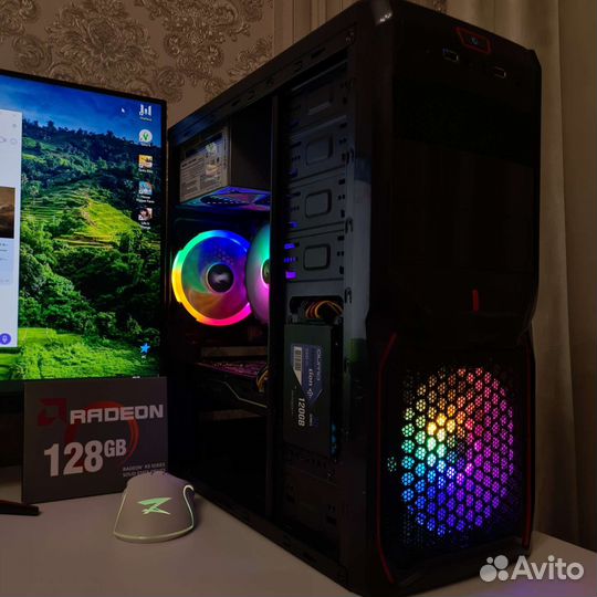 Мощный Игровой Компьютер 6 ядер/RX 570/16GB озу
