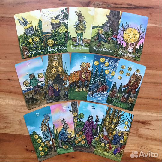 3rd Northern Animal Tarot Deck Linen Edition