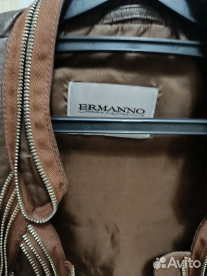 Куртка кожаная ermanno scervino