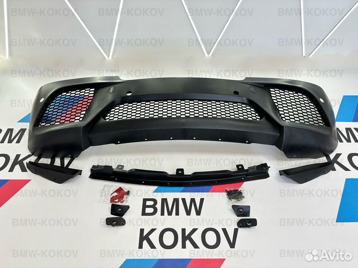 Передний бампер в стиле X6M для BMW E71