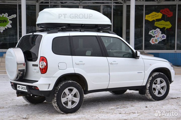 Автобокс багажник на крышу Chevrolet niva (Шевроле