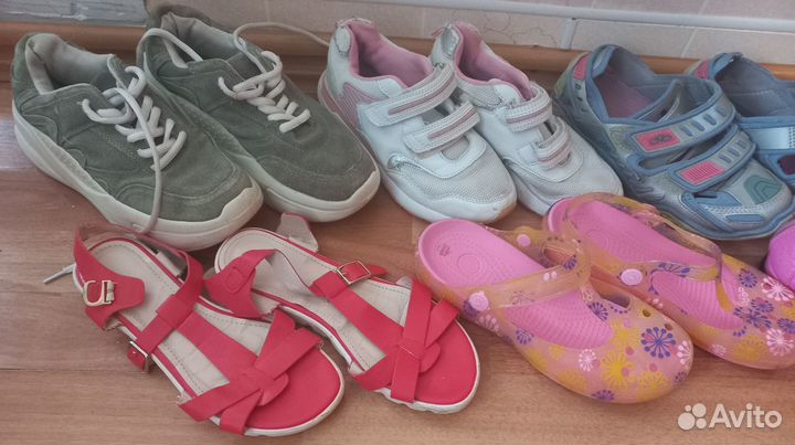 Детская обувь пакетом