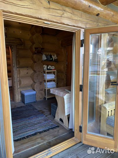 Баня на дровах с чаном