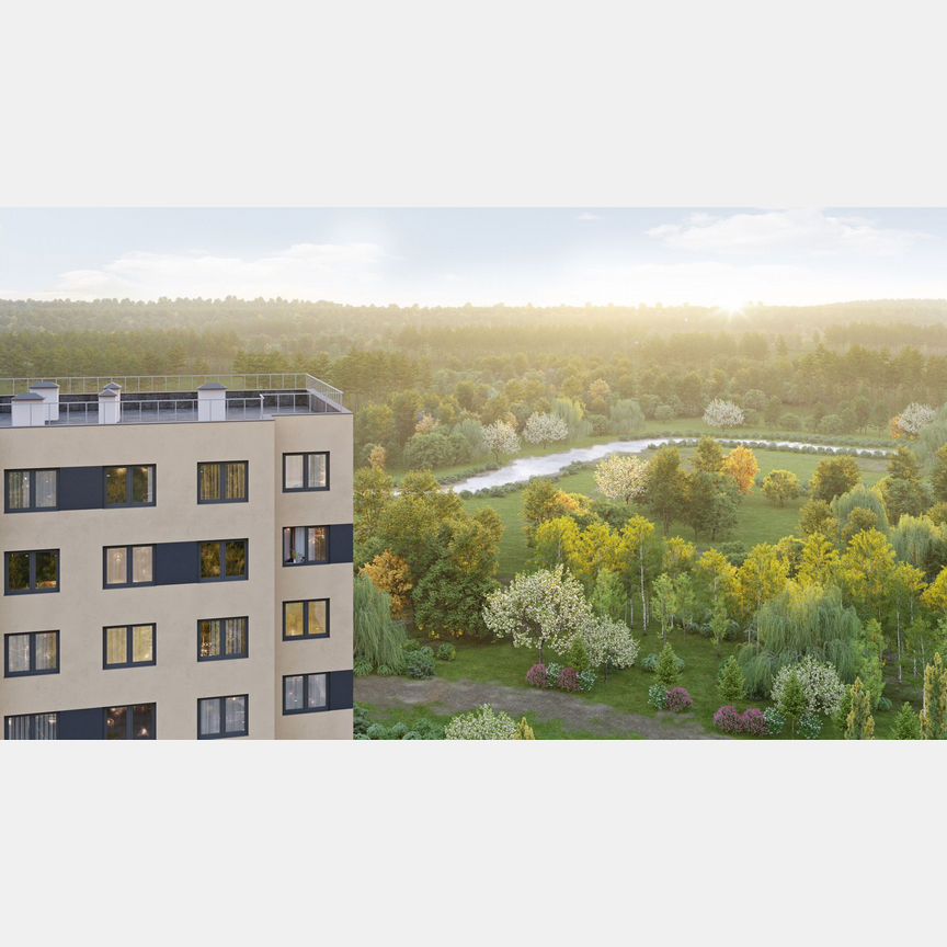 2-к. квартира, 54,4 м², 2/21 эт.