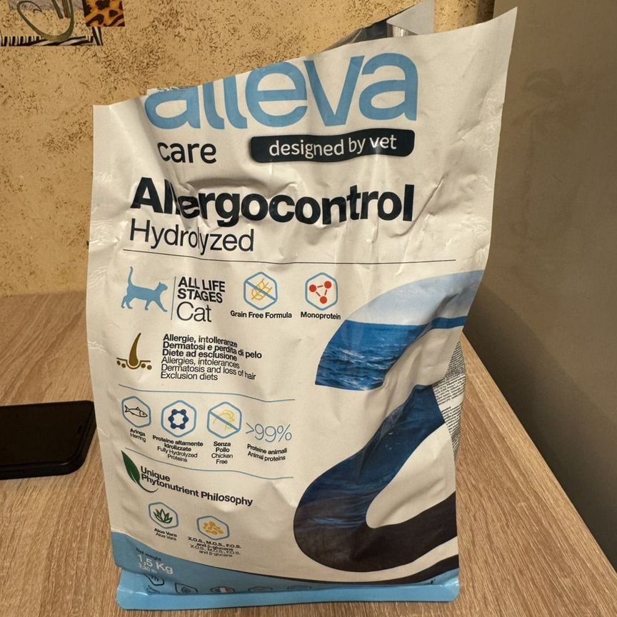 Корм для кошек Alleva Care Cat AllergoControl