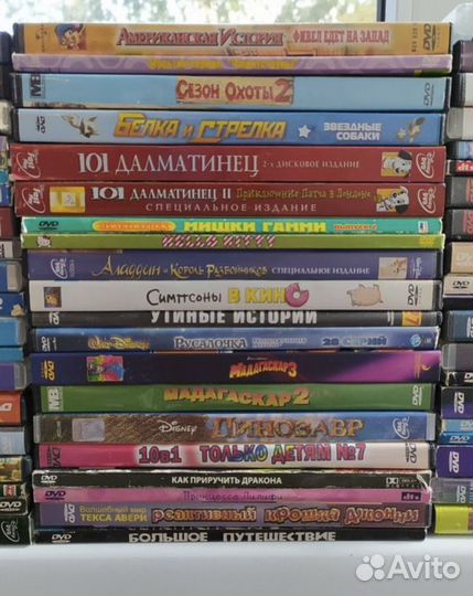 DVD фильмы, мультфильмы